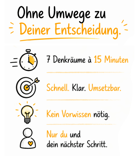 Denk-Reset: Finde deinen nächsten Schritt – und geh ihn. (Kostenfreier Download)