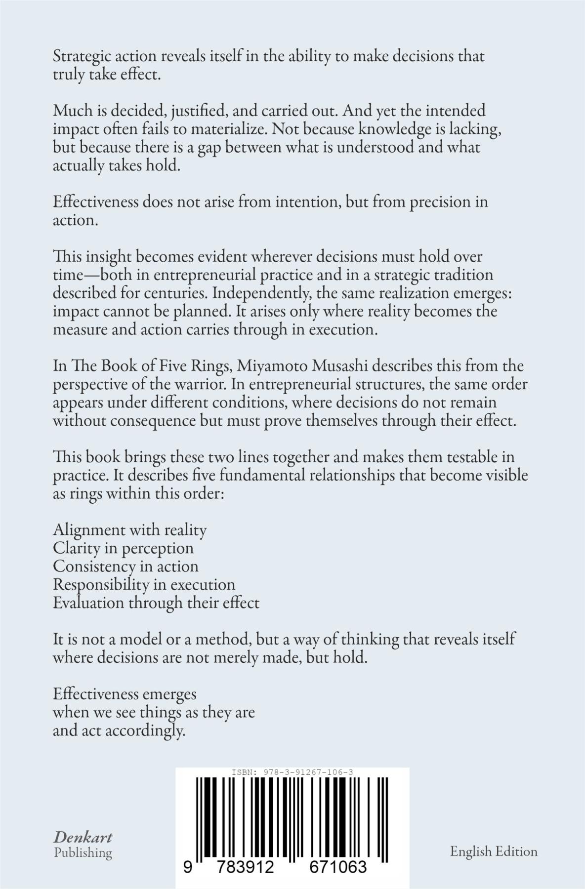 The Five Rings of Effectiveness